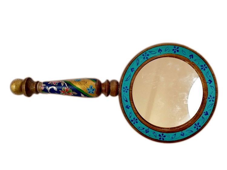 آینه طرح گل و بته جقه